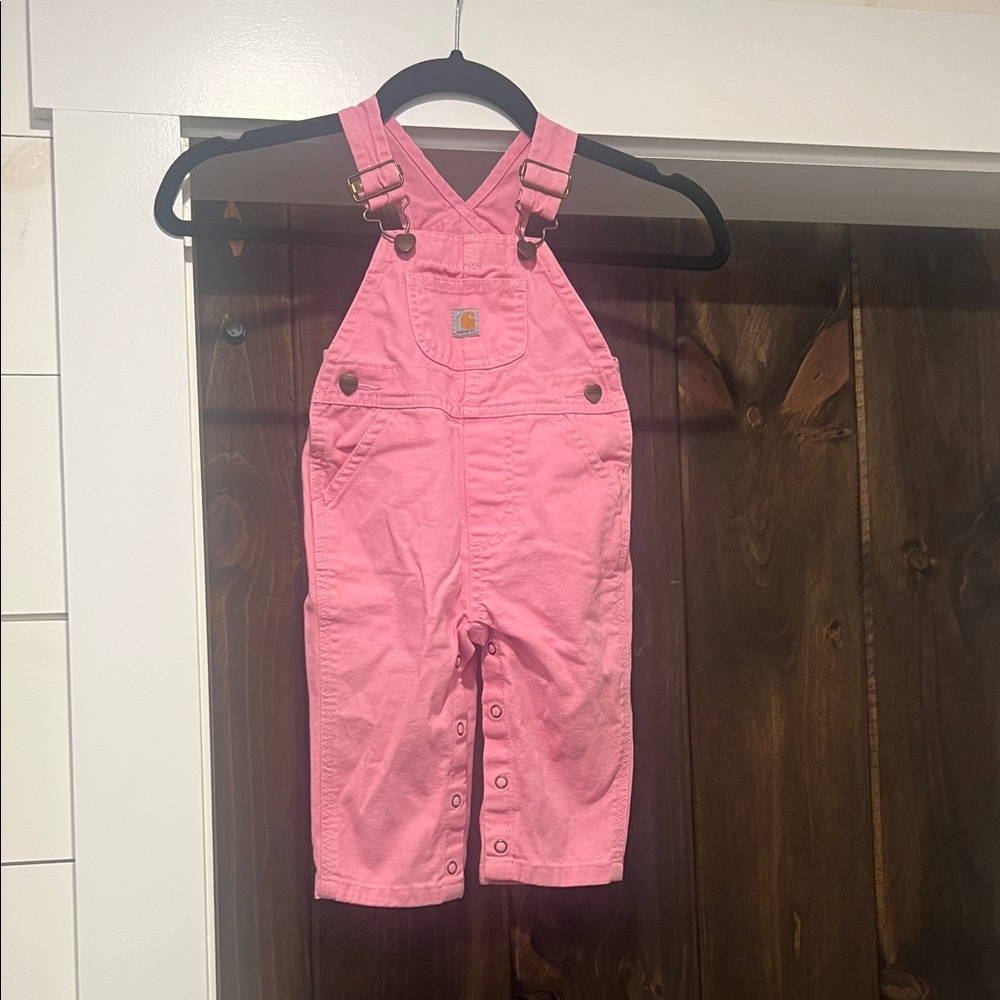 Carhartt Pink Kids Overalls
